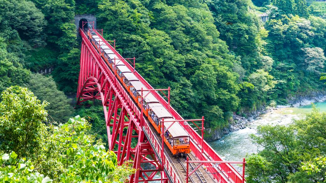 黒部峡谷トロッコ電車① / 1
