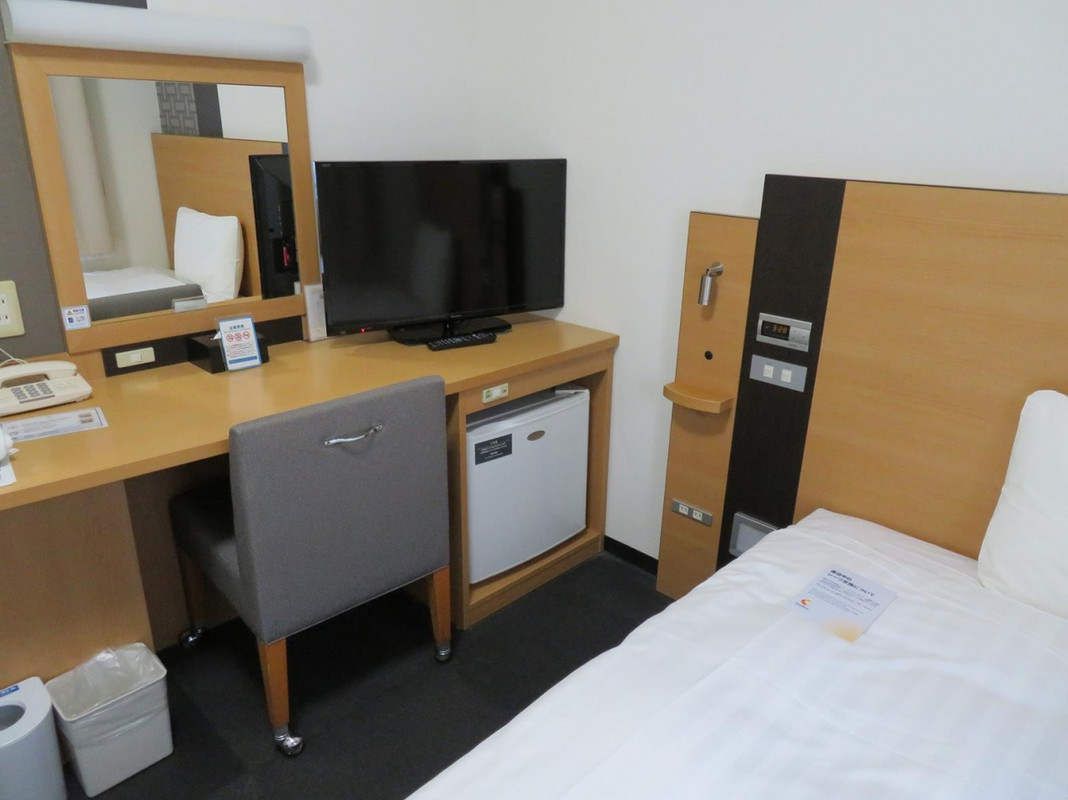 ビジネスホテル風にコンパクトにまとめてあり、清潔・安心。