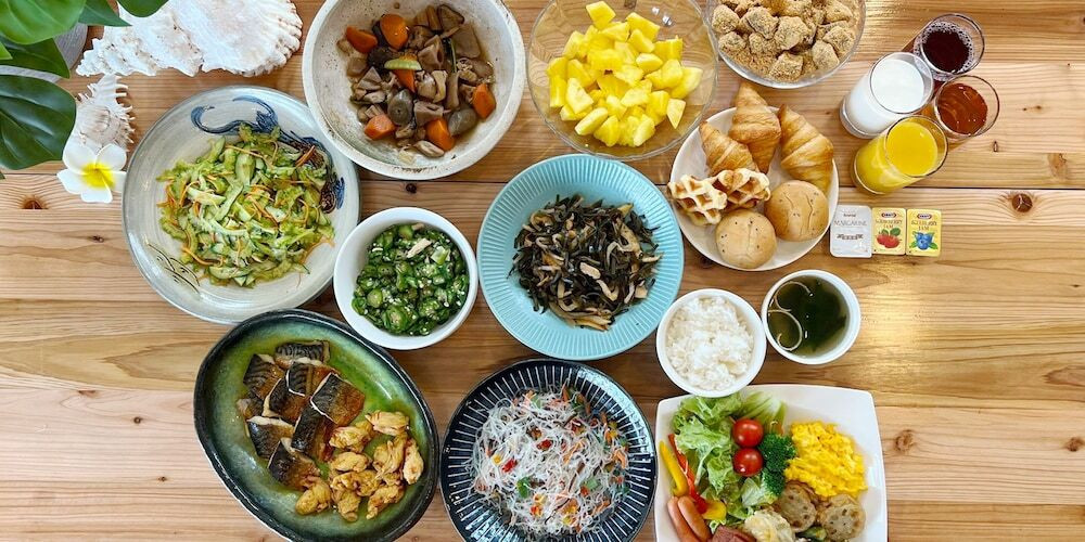 朝食ビュッフェ