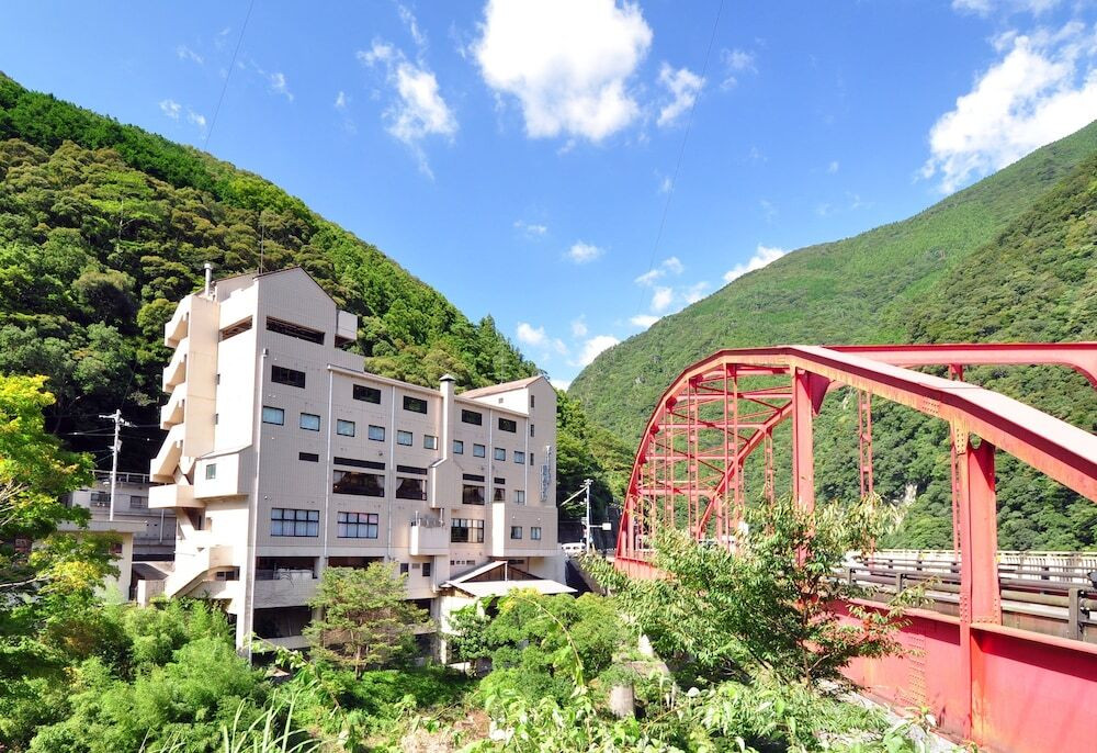 3.露天風呂で風景も満喫「峡谷の湯宿　大歩危峡まんなか」3512389