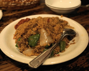 「Bistro ひつじや」料理 902645 2012.7 北アフリカの焼飯（1,020円）クスクスのピラフ