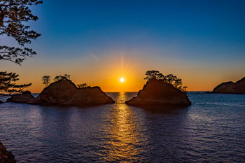 (Shizuoka) Sunset at Dogashima, Nishiizu