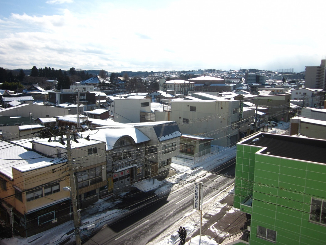 丘の町並みが見渡せます