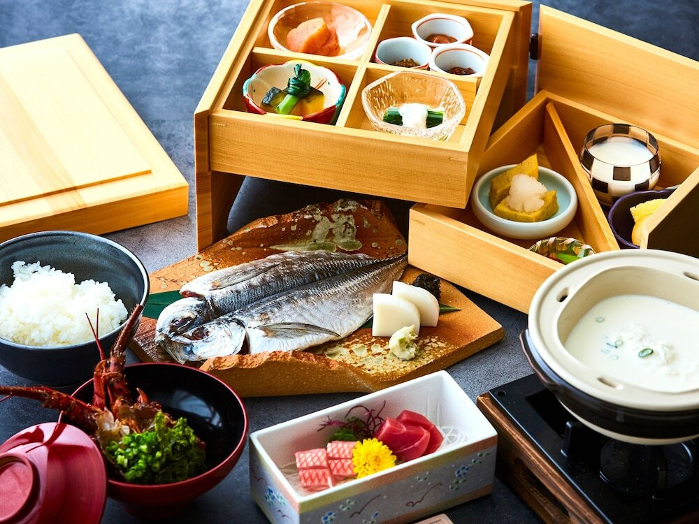 華やかな朝ごはん「海鮮御膳」3390217