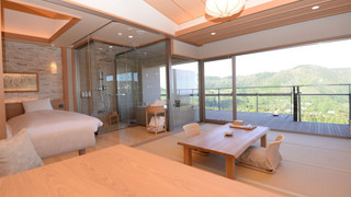 祥 (Syo) - 大文字側・露天風呂付コーナー和洋室 (69m2) 禁煙