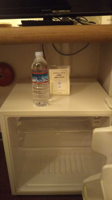 ミネラルウォーターサービスは良かったです。