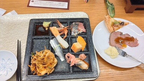 夕食バイキングより