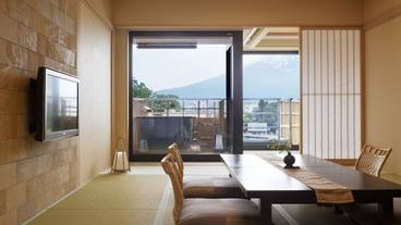 露天風呂付客室12畳 富士山側一例① / 3