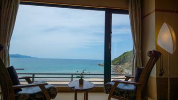 オーシャンビュー客室 広縁 風景 / 4