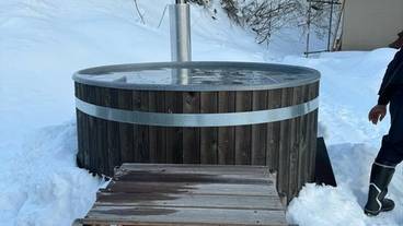 桶型の水風呂 / 6