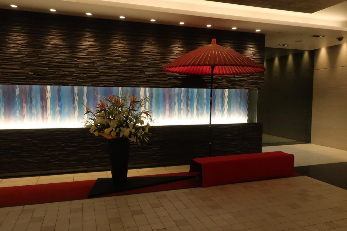 入り口の和風のしつらえ