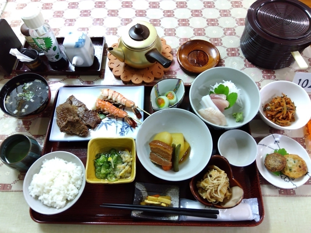 「高那旅館」 料理 233395361 １月31日夕食