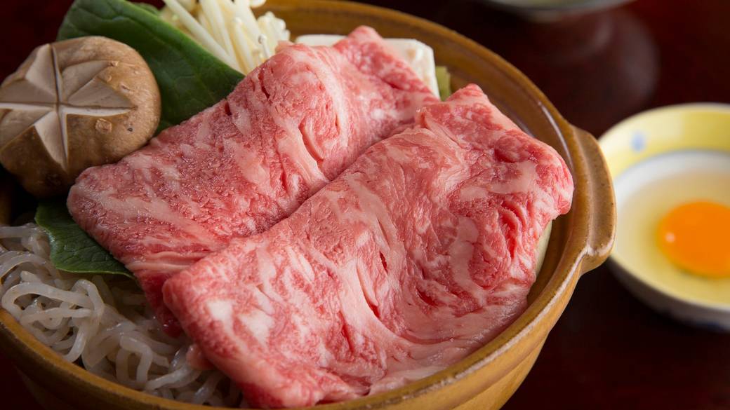 赤城牛または上州牛のすきやき / 2