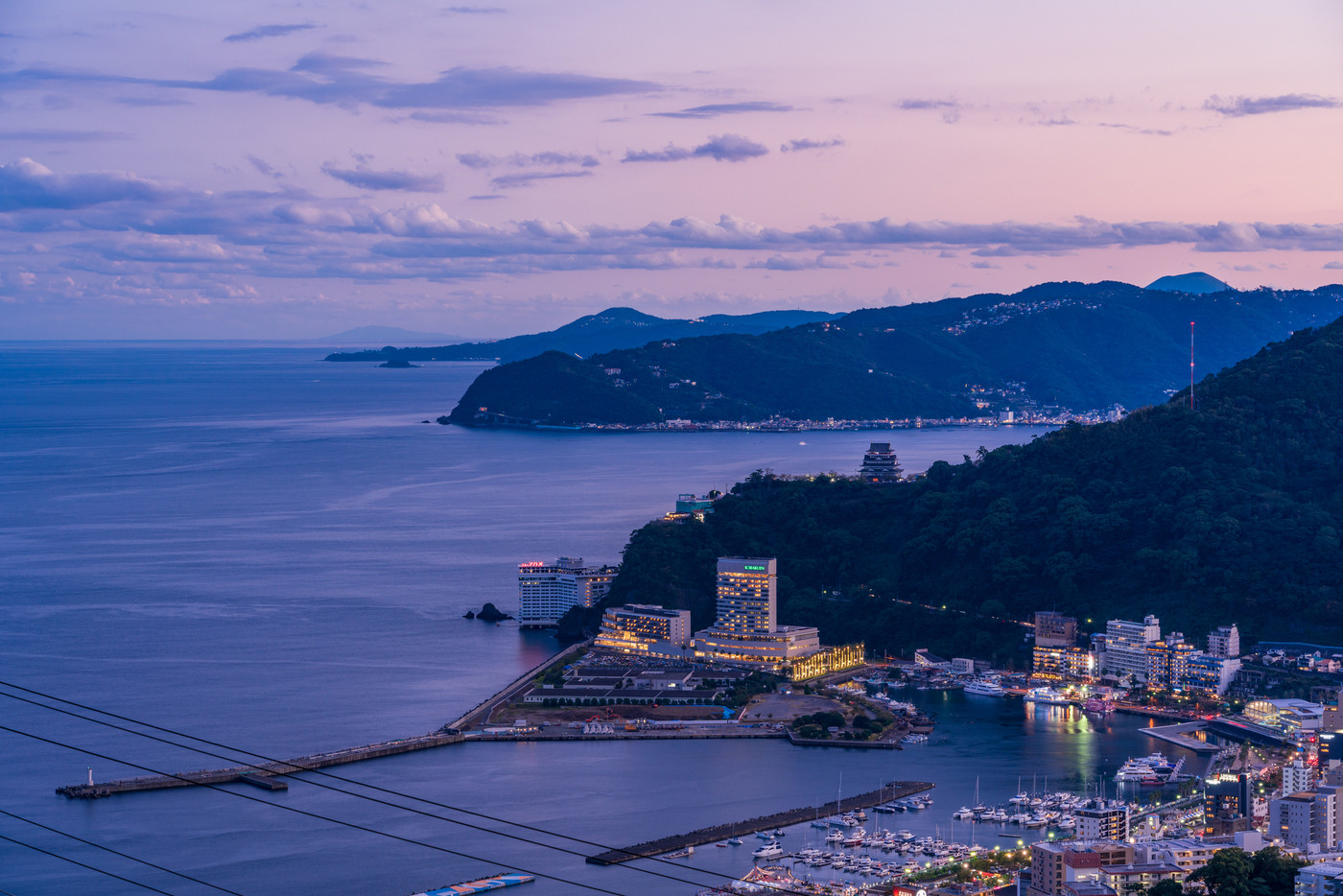 熱海100万ドルの夕景　トワイライト