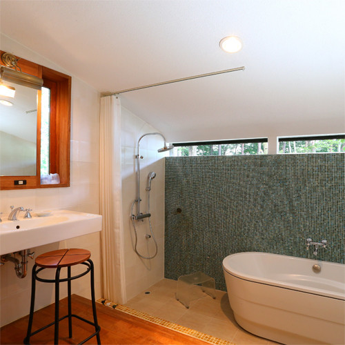 デラックスルームA カワセミのバスルーム