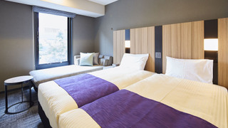 スタンダード ツイン with ソファベッド 禁煙/ホテルから金閣寺・嵐山など京都の観光スポットへシャトルバス毎日運行中!(事前予約制))