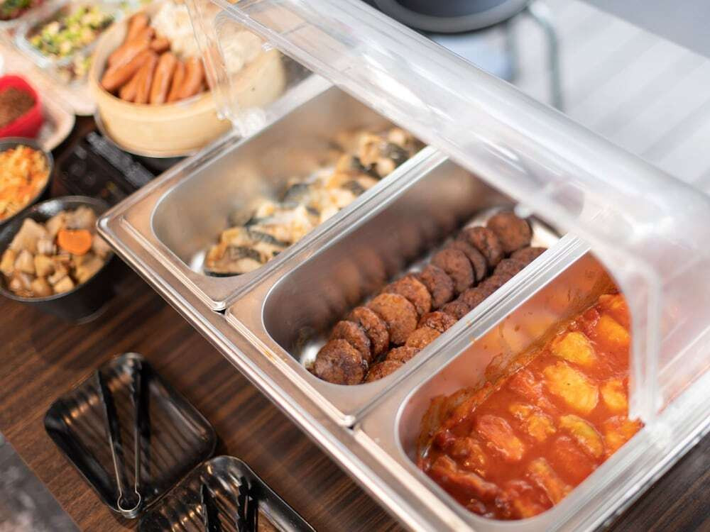 朝食ビュッフェ