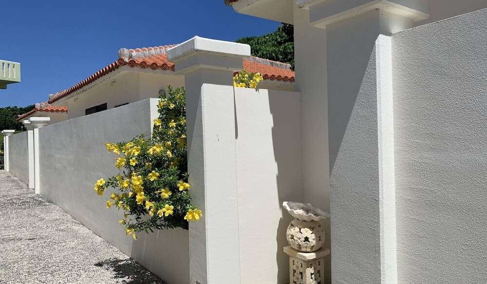 市街地から離れた
白亜のヴィラ / 2