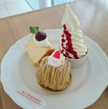 「北菓楼 札幌本館」料理 1148742 ケーキセット @750円(2017.02)