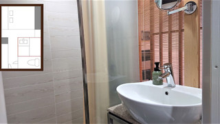 ダブルルーム ダブルベッド 1 台 (13㎡)