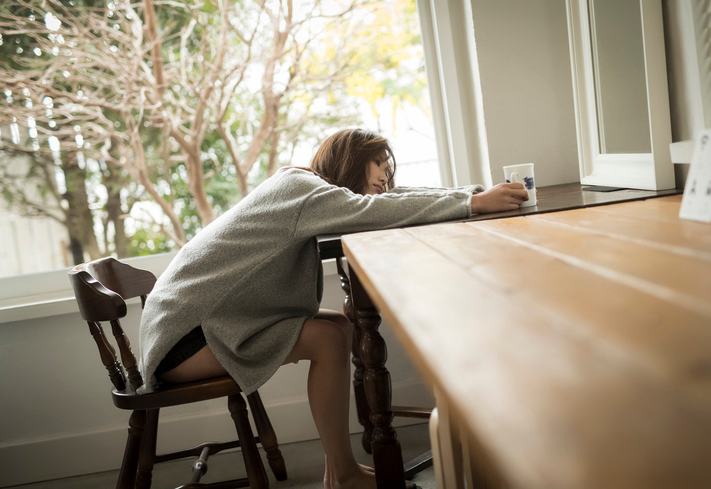 女性　ティータイム