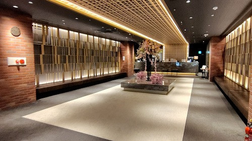 フロント前のロビー