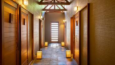 貸切風呂棟の通路 / 6