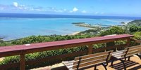 高台から見る水平線に心癒される♡沖縄「カフェくるくま」