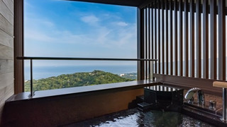 ＜東棟＞温泉露天　テラスA [ツインルーム] [禁煙] [海が見える]