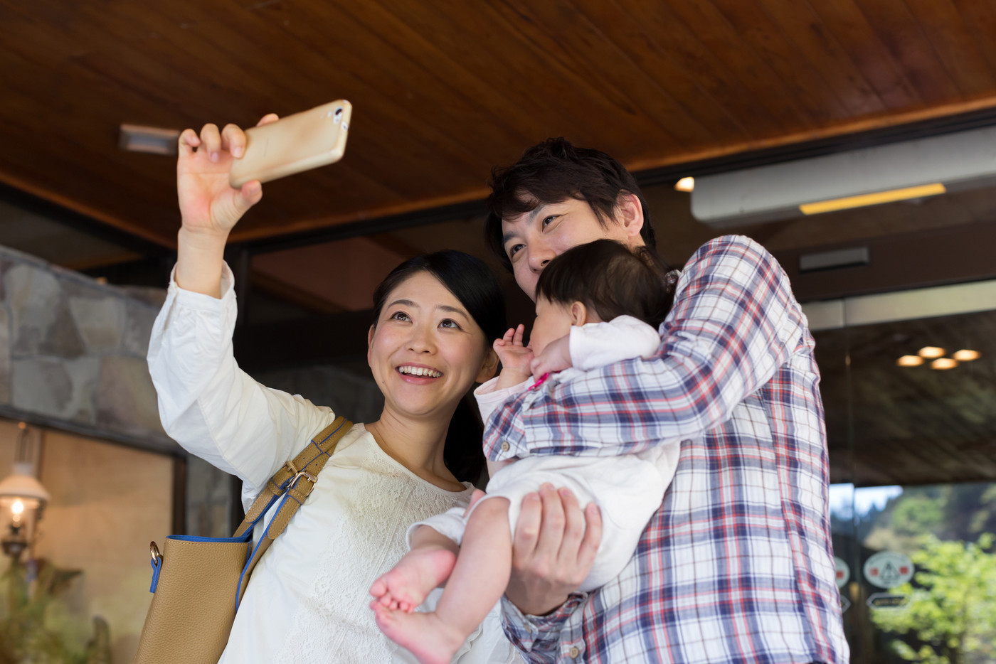 Hot spring trip 8 months old