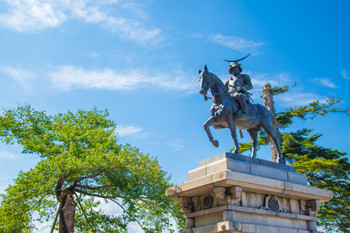 Date Masamune Equestrian Statue Sendai City