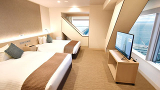 デラックスコーナーツインベイビュールーム 禁煙