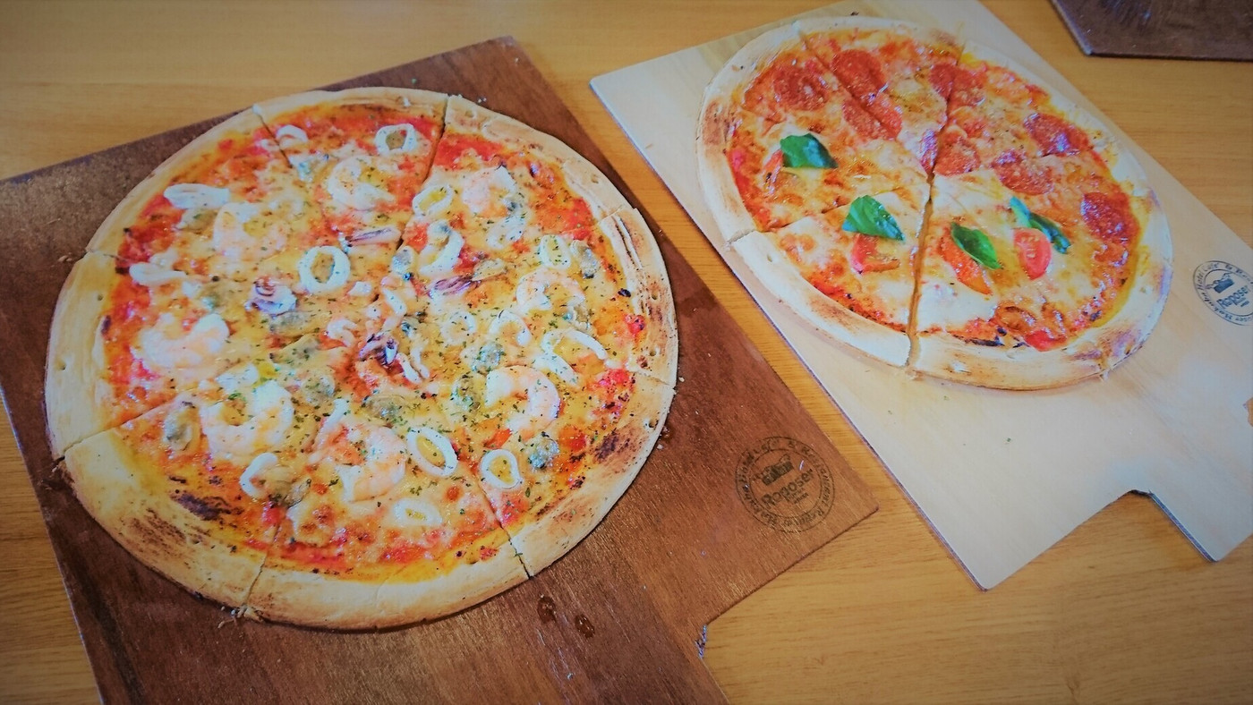 「ルポゼ白馬」 料理 151528889 ハーフ＆ハーフも出来ます。