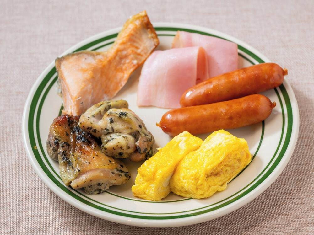 朝食ビュッフェ