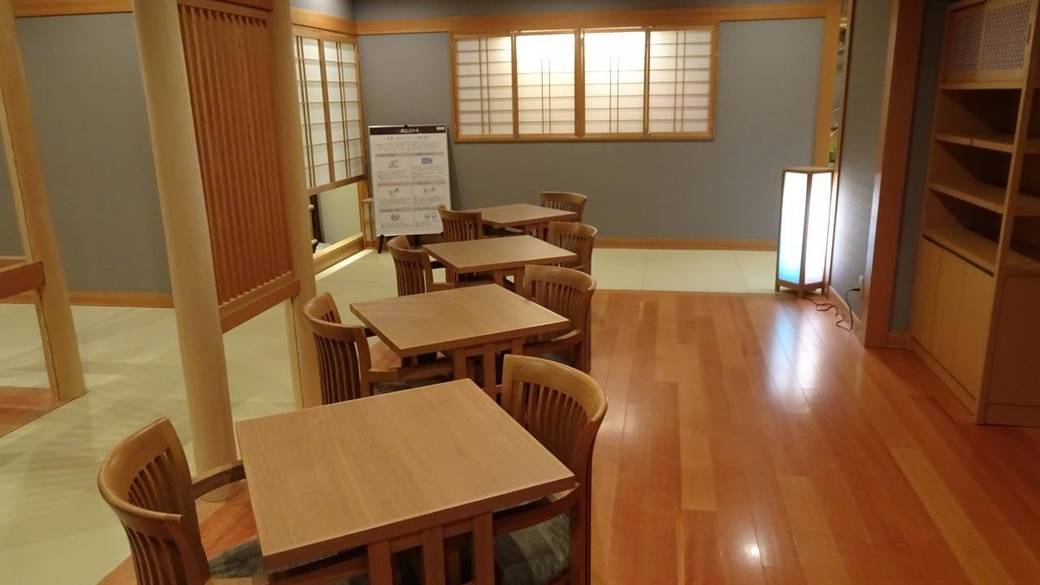 無料ドリンクにアイス
憩い処でひと休み / 2