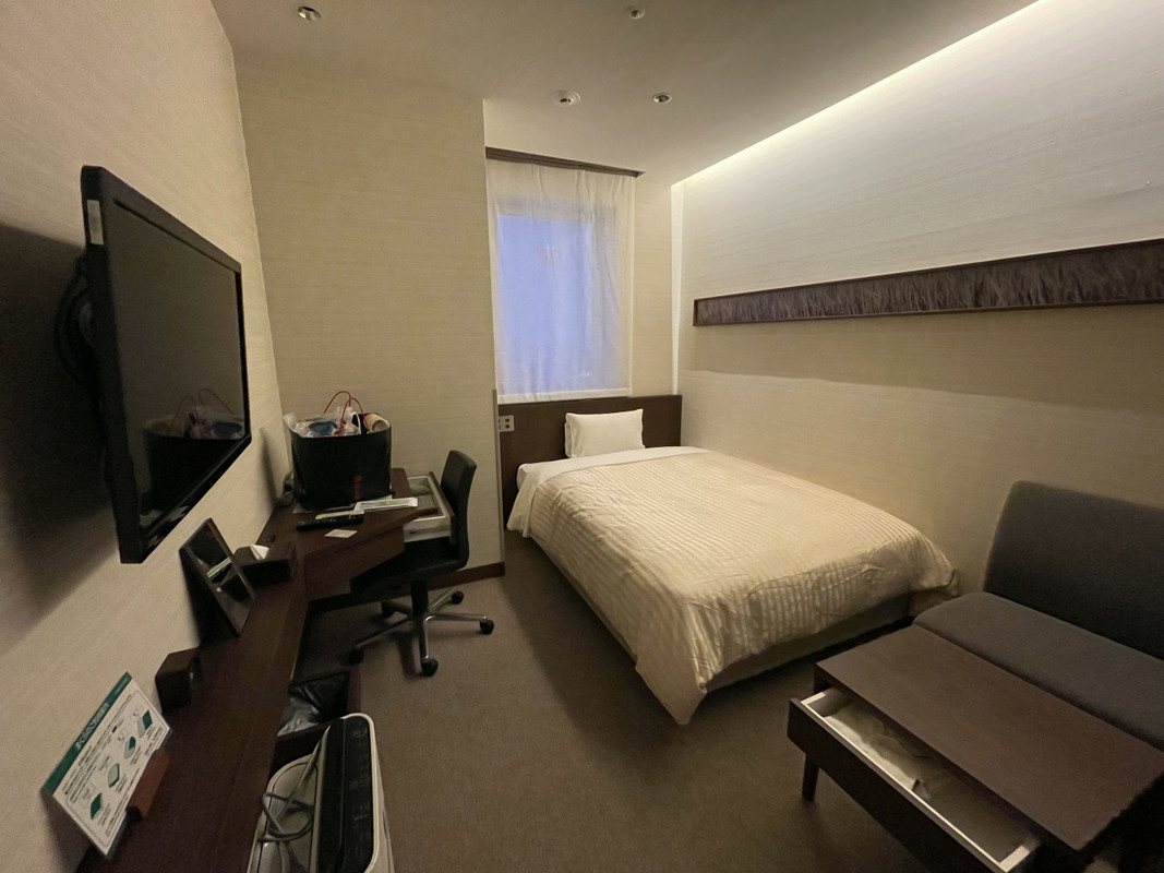 スーペリアルームは少し広くて快適