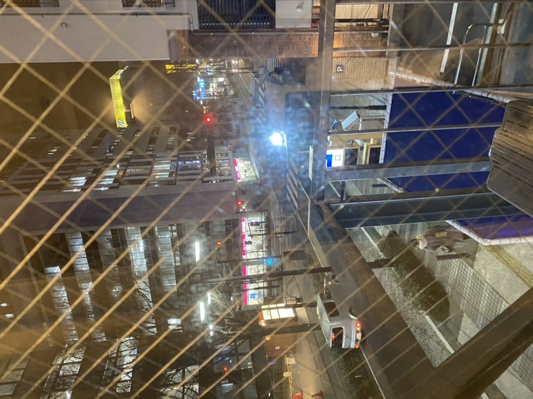 客室からの外の景色