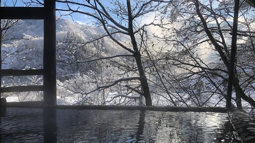 岩露天風呂と焼岳 / 2