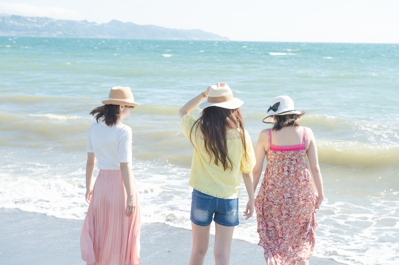 女子旅　夏休み　女性3人