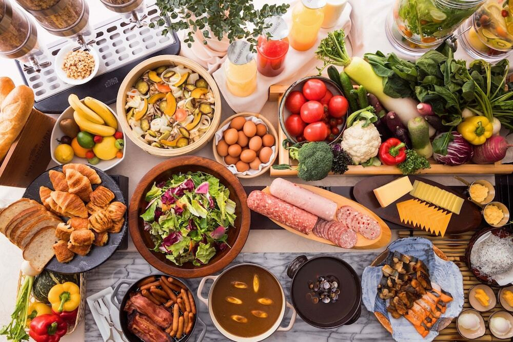 朝食ビュッフェ