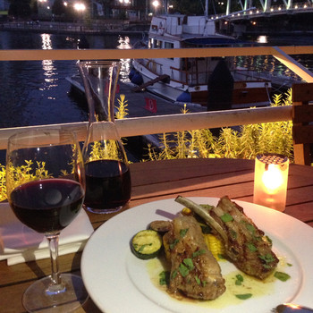 「T.Y.HARBOR」料理 701028 2015.8  ラムチョップとワイン♪