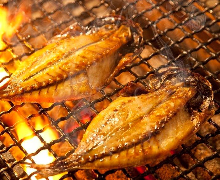 朝食バイキング アジの干物 / 2