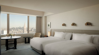 デラックス ルーム ダブルベッド 2 台