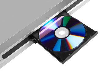 DVD player ejecting disc