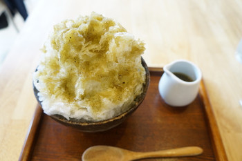 「おちゃのこ」料理 501673 オリジナル擂茶氷（360円）