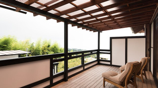 半露天風呂付客室　布団4組