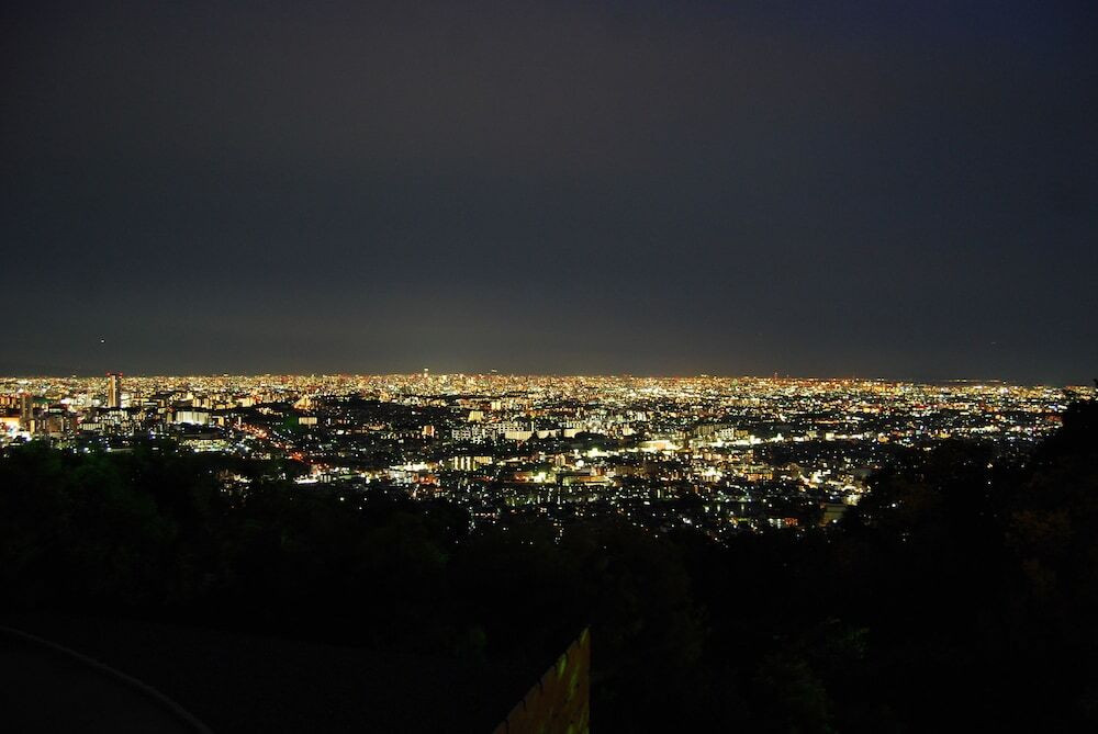 テラスから見える夜景