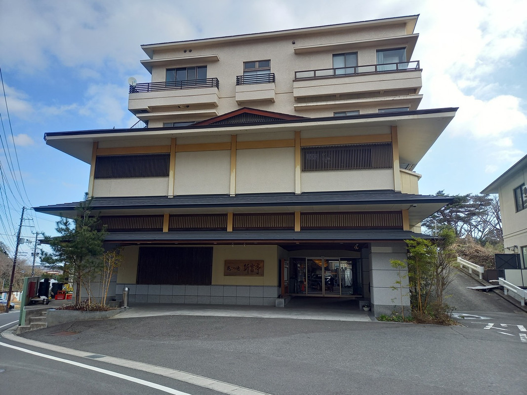 ホテルの正面です