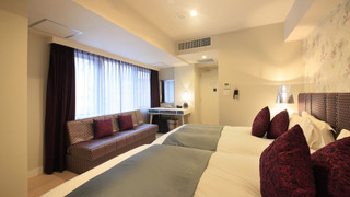 モデレート ツインルーム  禁煙 (セミダブルベッド2台) - 別館<大人3名様よりソファーベッドをご用意>