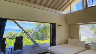 星空と海を望む2層デッキ付き ブルールーム(1-3名) 禁煙